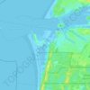 Topografische kaart IJmuiden aan Zee, hoogte, reliëf