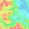 Topografische kaart Holzleiten, hoogte, reliëf