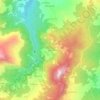 Topografische kaart Deusi, hoogte, reliëf