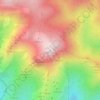 Topografische kaart La Maliciosa, hoogte, reliëf