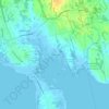 Topografische kaart Knollmere, hoogte, reliëf