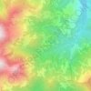 Topografische kaart Niquidetto, hoogte, reliëf
