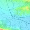 Topografische kaart Stavros, hoogte, reliëf