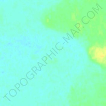 Topografische kaart Seward Peninsula, hoogte, reliëf