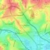 Topografische kaart Perry Beeches, hoogte, reliëf