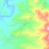 Topografische kaart Bahram, hoogte, reliëf