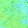 Topografische kaart Vosberg, hoogte, reliëf