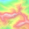 Topografische kaart Cerro Khala Ciudad, hoogte, reliëf