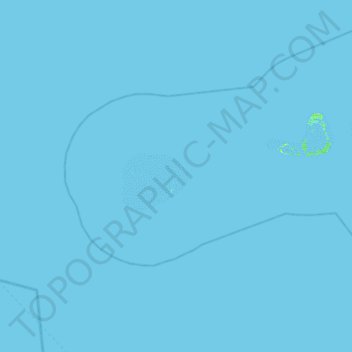 Topografische kaart Simanayo Island, hoogte, reliëf