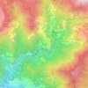 Topografische kaart Perlezzi, hoogte, reliëf