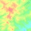 Topografische kaart Agbo, hoogte, reliëf