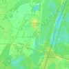 Topografische kaart Rheinschluth, hoogte, reliëf
