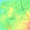 Topografische kaart Freltofte, hoogte, reliëf