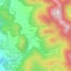 Topografische kaart Le Case, hoogte, reliëf