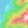 Topografische kaart Foppaccia, hoogte, reliëf