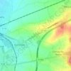 Topografische kaart Le Linguet, hoogte, reliëf