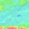 Topografische kaart Les Léards, hoogte, reliëf