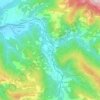 Topografische kaart Gragnola, hoogte, reliëf