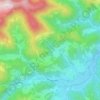 Topografische kaart Anthofrotte, hoogte, reliëf