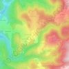 Topografische kaart La Fagette, hoogte, reliëf