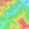 Topografische kaart Costafigara, hoogte, reliëf