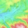 Topografische kaart Trémolin, hoogte, reliëf