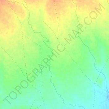 Topografische kaart Besta Sus, hoogte, reliëf