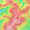 Topografische kaart Chene-Al-Pierre, hoogte, reliëf
