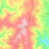 Topografische kaart Cubo, hoogte, reliëf