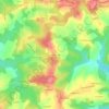 Topografische kaart Chez Raynaud, hoogte, reliëf