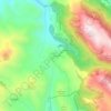 Topografische kaart Civita, hoogte, reliëf