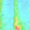 Topografische kaart Houahou Nord, hoogte, reliëf
