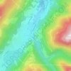 Topografische kaart L'Epeluyat, hoogte, reliëf