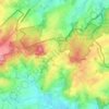 Topografische kaart Bois - Ten Bosse, hoogte, reliëf