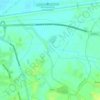 Topografische kaart Grecciano, hoogte, reliëf