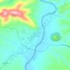 Topografische kaart Termas de Monfortinho, hoogte, reliëf