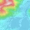 Topografische kaart Pozzo, hoogte, reliëf