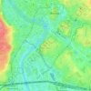 Topografische kaart Aventino, hoogte, reliëf
