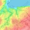 Topografische kaart Ar Vouster, hoogte, reliëf