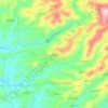 Topografische kaart Dureikish, hoogte, reliëf
