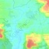 Topografische kaart La Galaisière, hoogte, reliëf