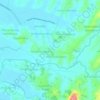 Topografische kaart Sabotsy Namehana, hoogte, reliëf