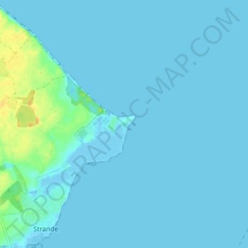 Topografische kaart Bülk, hoogte, reliëf