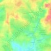 Topografische kaart La Hacherie, hoogte, reliëf