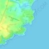 Topografische kaart Gruta de l'amo en Martí, hoogte, reliëf