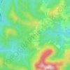 Topografische kaart Hameau de Marras, hoogte, reliëf