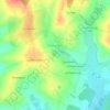 Topografische kaart Le Fond Moreau, hoogte, reliëf