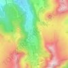 Topografische kaart Les Égravats, hoogte, reliëf