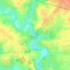 Topografische kaart La Hubinière, hoogte, reliëf