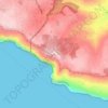 Topografische kaart Ta’ Dmejrek, hoogte, reliëf